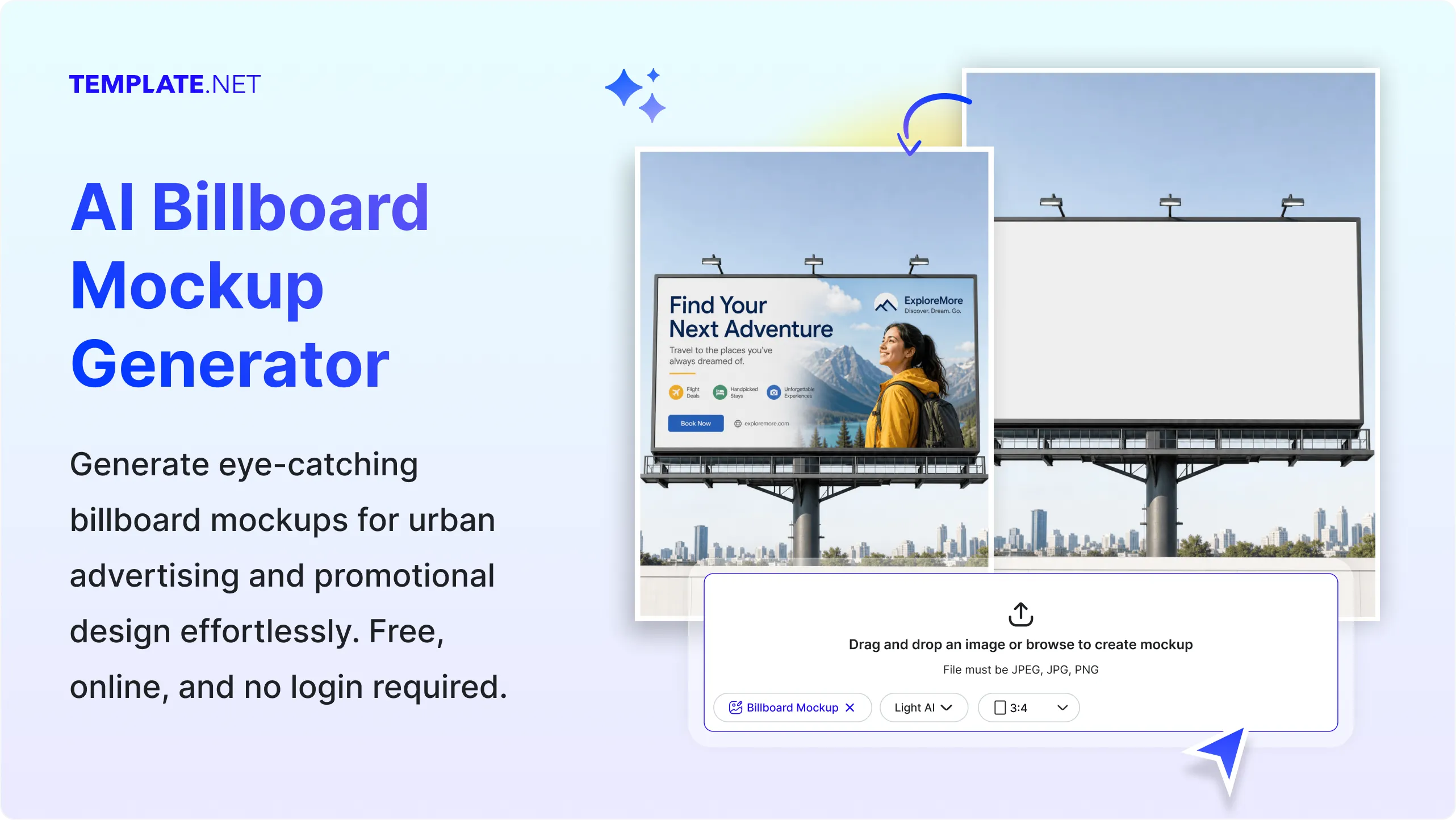 Free AI Billboard Mockup Generator, AI Billboard Mockup Maker Online